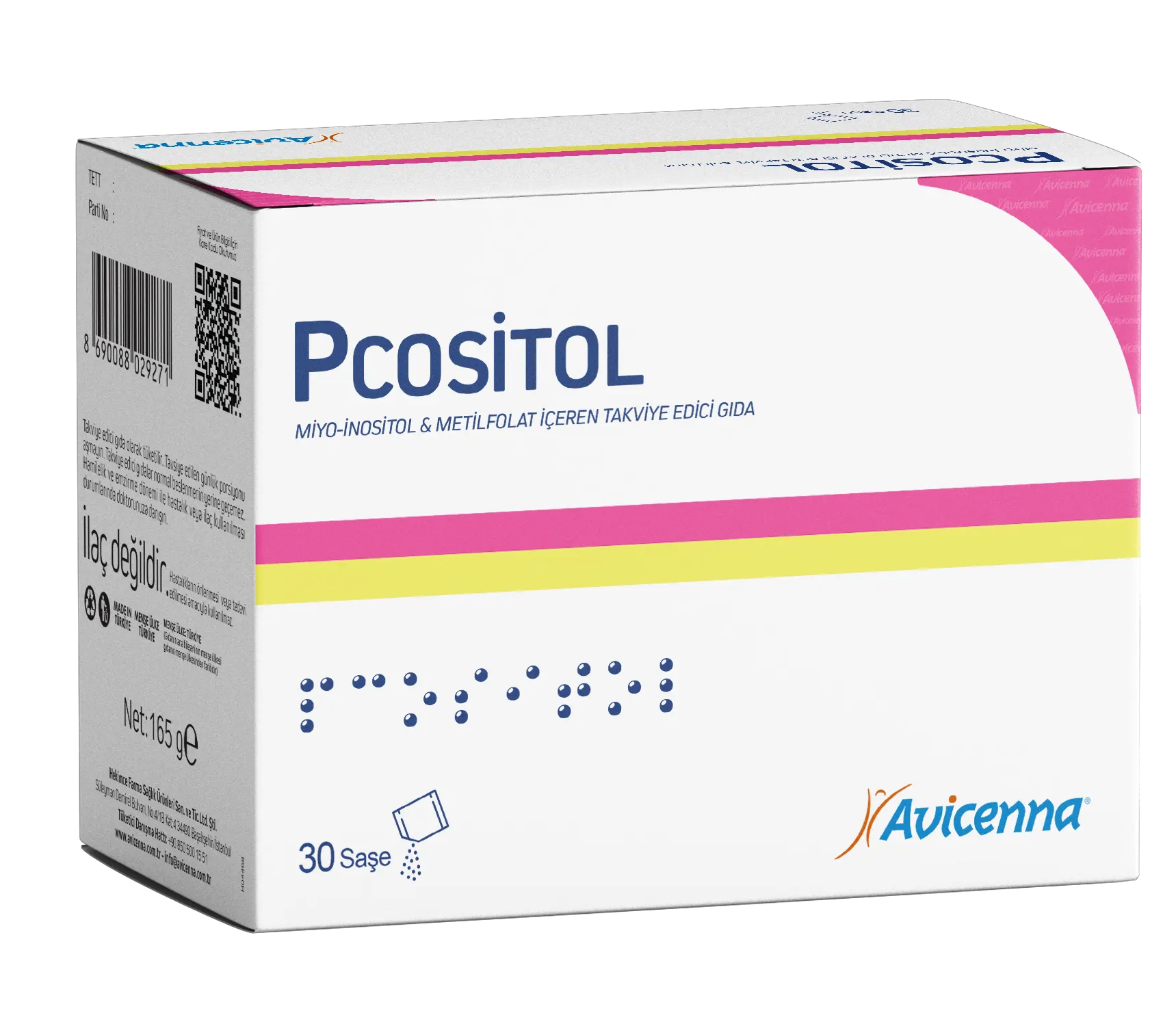 Avicenna Pcositol 30 كيس