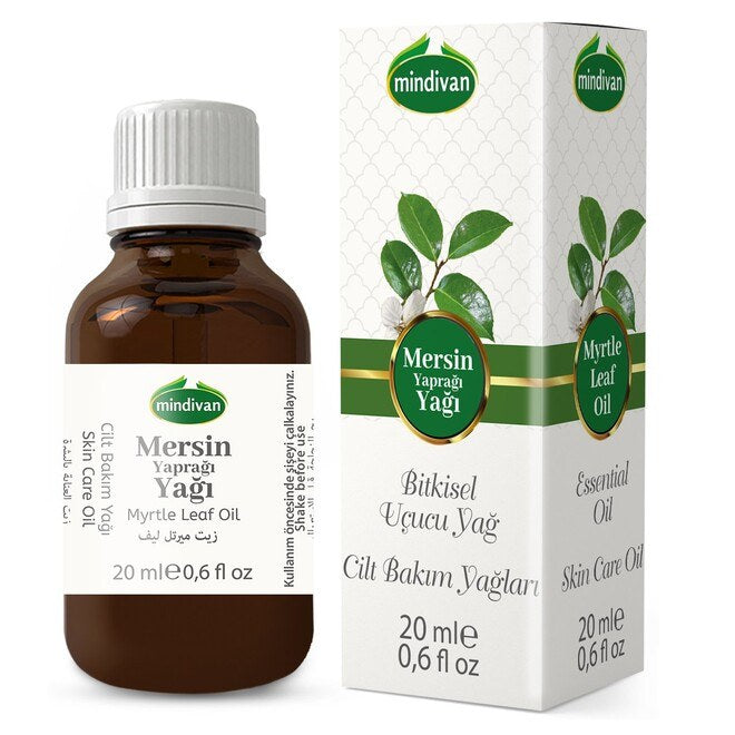 Myrtle oil for oily and dry skin care