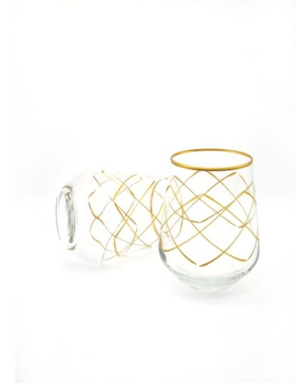 Set of 6 water glasses
