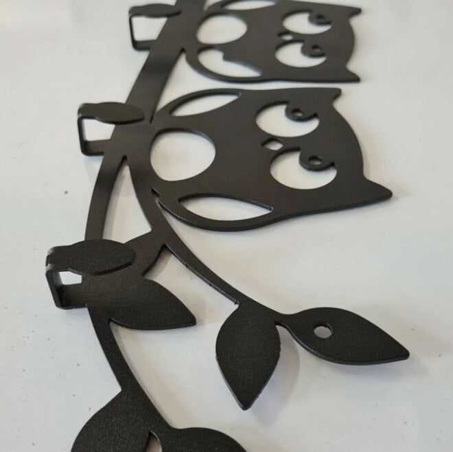 Decorative Metal Wall Hanger - Owl Shape