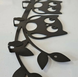 Decorative Metal Wall Hanger - Owl Shape