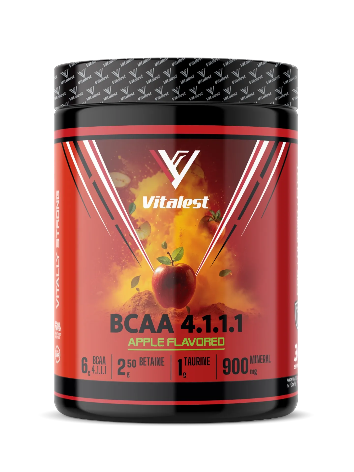 BCAA 4.1.1.1 بنكهة التفاح 444 جم - 30 حصة