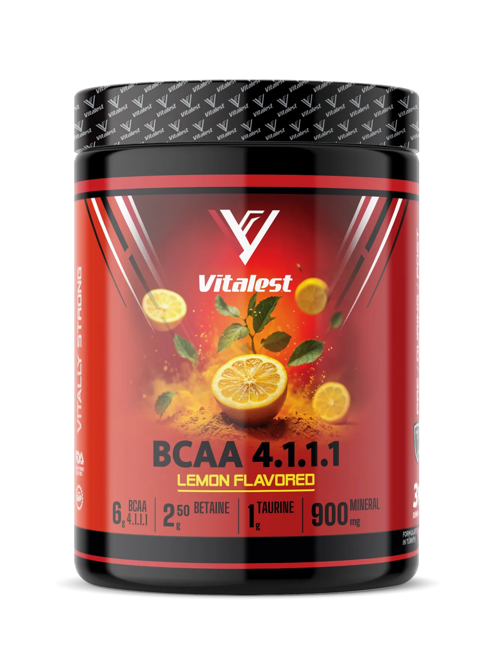 BCAA 4.1.1.1 بنكهة الليمون 444 جم – 30 حصة