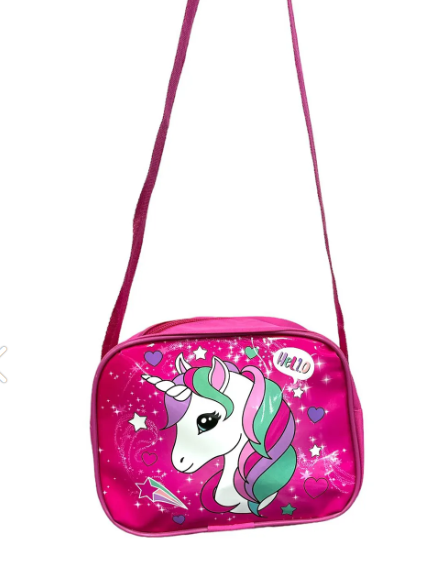 Chantaky Unicorn Printed Children's School Backpack with Lunch Bag - 3