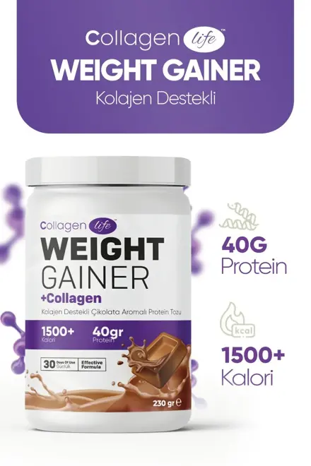 Collagen Life Chocolate flavored powder with collagen to help with weight gain - 2