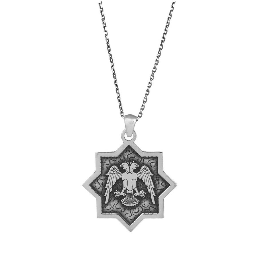 Cihan Eagle Oasis Silver Necklace - 1