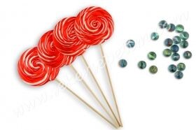 Circle shaped lollipop - 12 pieces - 4