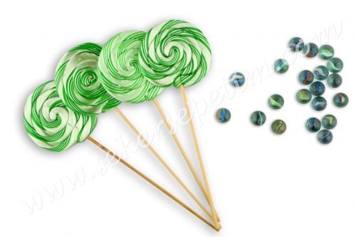 Circle shaped lollipop - 12 pieces - 5