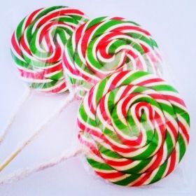 Circle shaped lollipop - 12 pieces - 10