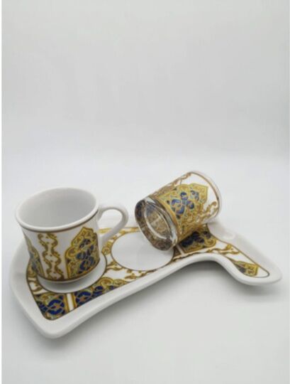 Coffee cup set for one person - 3 pieces - 1