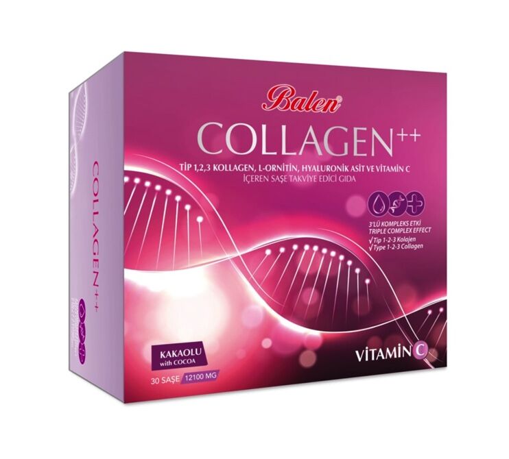 Collagen Complex++Tip 1,2,3 Kollajen,L-Ornitin,Hyal.Asit,Vitamin C Şase - 1