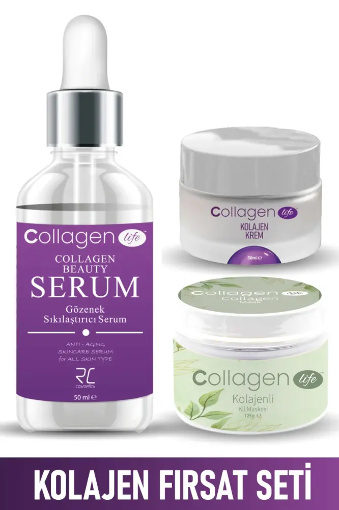 Collagen Life Collagen Cream 50 ml & Serum 50 ml & Collagen Clay Mask 125 g - 1