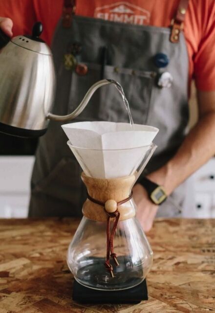 Cup Coffee Pot Cam Chemex Kahve Demleme Sürahi Karaf 800 ml - 1