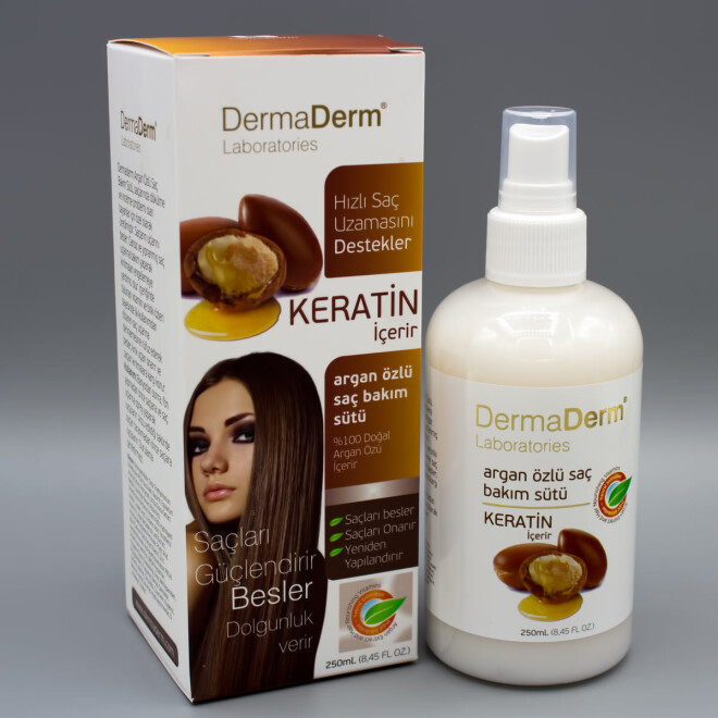 Dermaderm Argan Yağı Özlü Saç Bakım Sütü 250 Ml. - 2