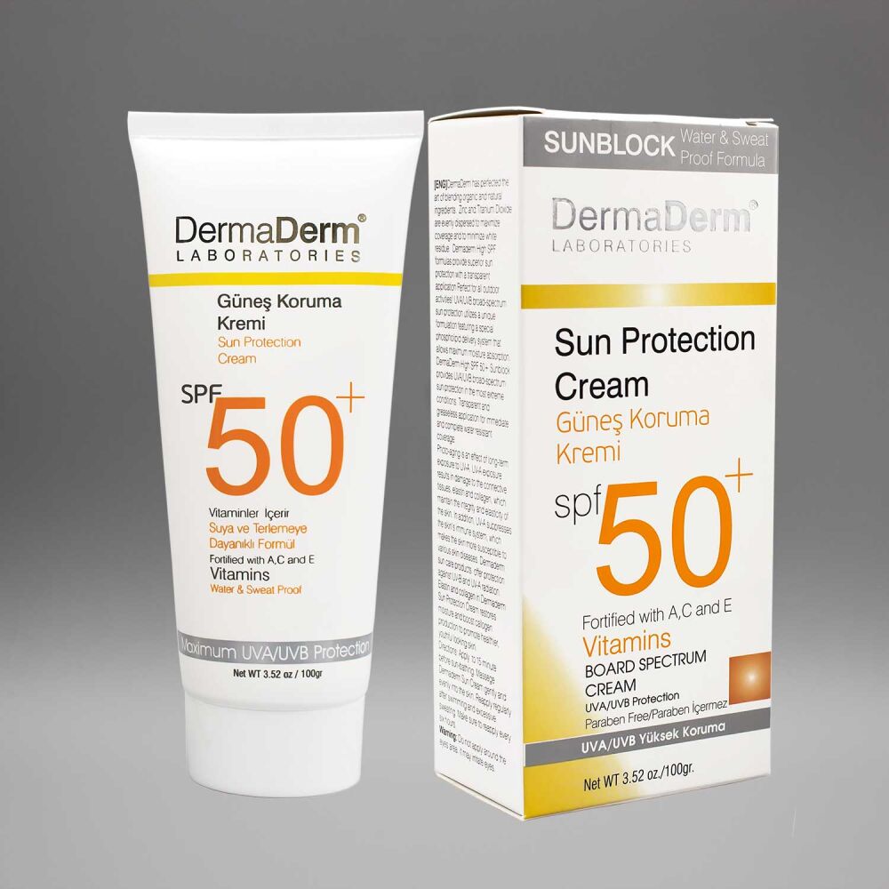 DERMADERM SPF 50+ GÜNEŞ KORUMA KREMİ 100 GR. - 2