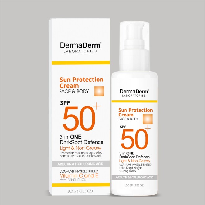 Dermaderm SPF 50+ Lekelere Özel Güneş Kremi - 1