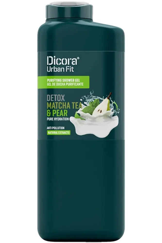 DICORA URBAN FIT Detox Super Shower Gel with Matcha and Pear Extract 400 ml - 1