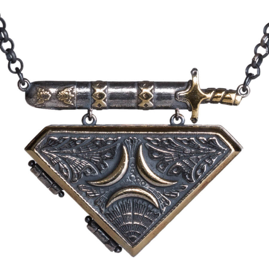 Diriliş Ertuğrul Double Sided Silver Amulet Necklace - 2