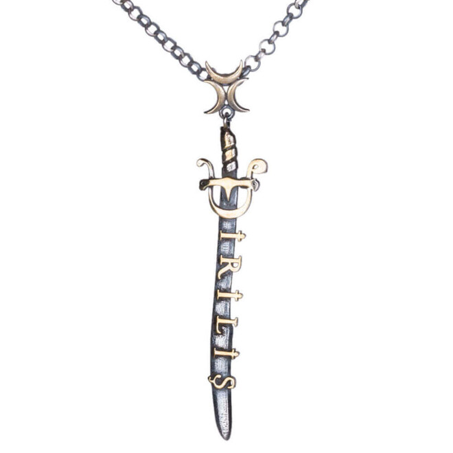 Diriliş Ertuğrul Three Crescent Ertuğrul Sword Necklace - 1