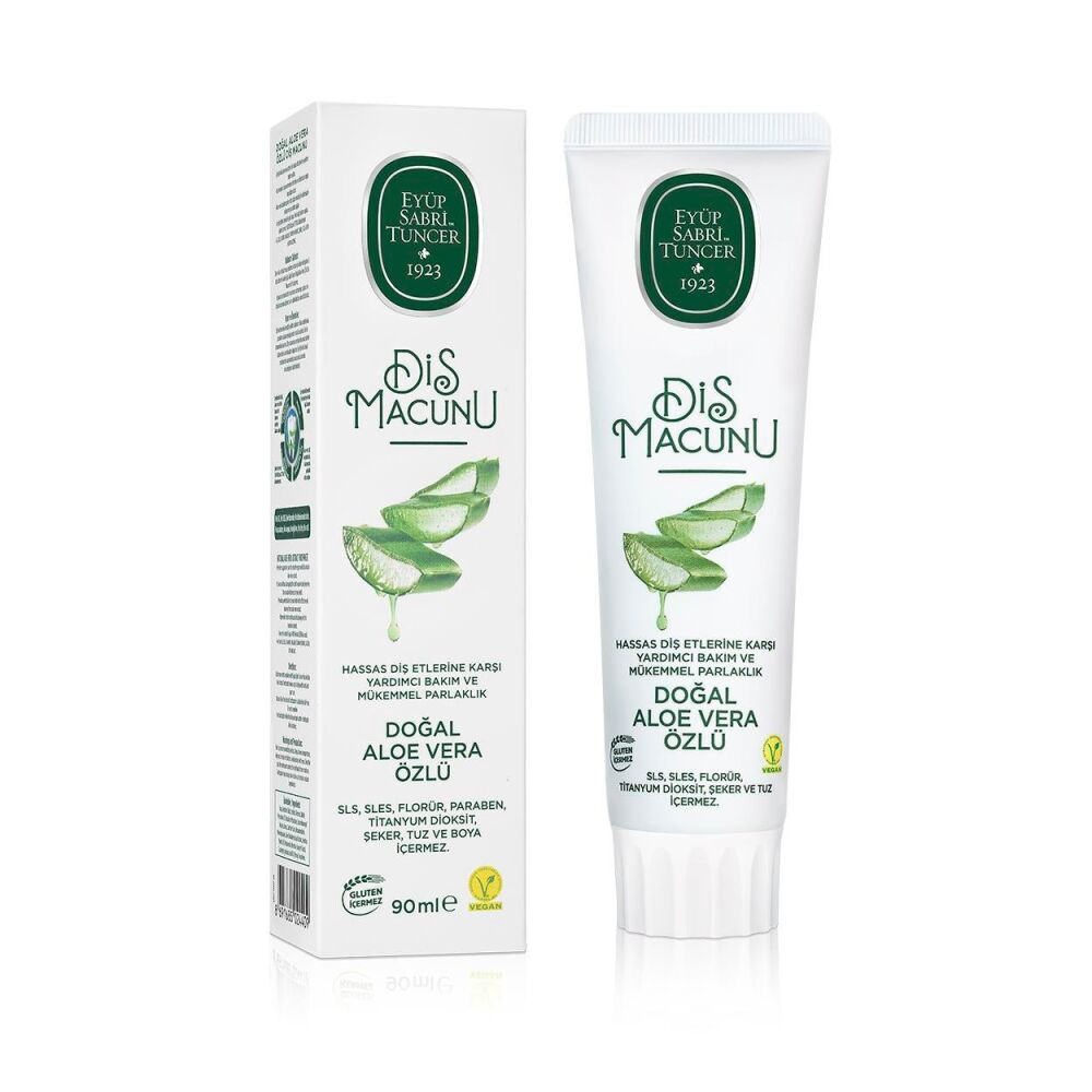 Doğal Aloe Vera Özlü Diş Macunu 90 ml - 1