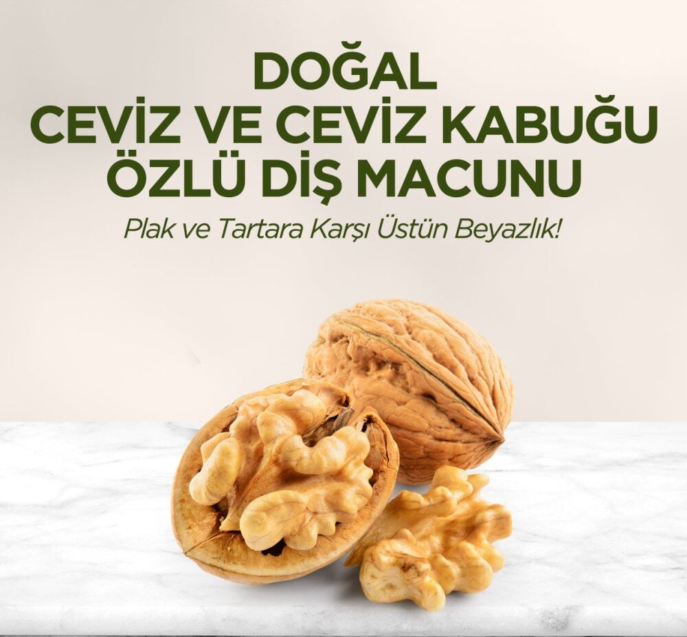 Doğal Ceviz ve Ceviz Kabuğu Özlü Diş Macunu 90 ml - 4