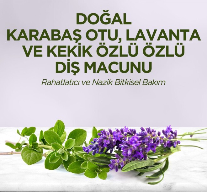 Doğal Karabaş Otu, Lavanta ve Kekik Özlü Diş Macunu 90 ml - 4