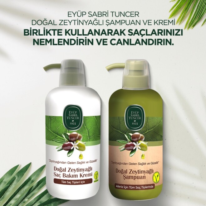 Doğal Zeytinyağlı Saç Kremi 600 ml - 6