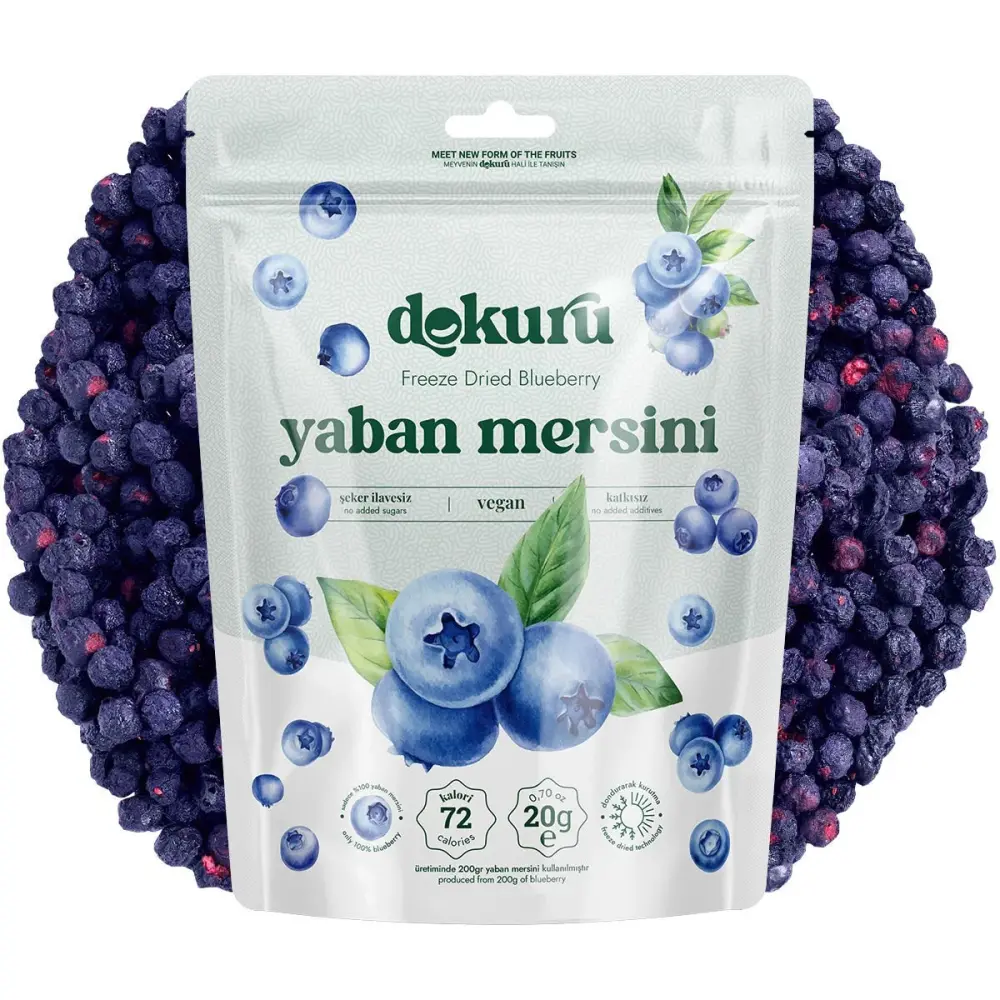 Dokuru Blueberry Dried Fruit Chips - 20g - 1