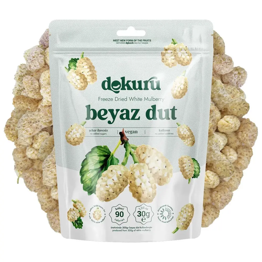 Dokuru Dut Kurusu Kuru Meyve Cipsi - 30gr - 1