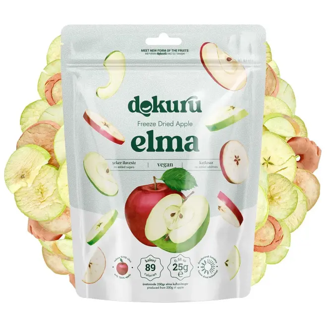 Dokuru Elma Kuru Meyve Cipsi - 25gr - 1