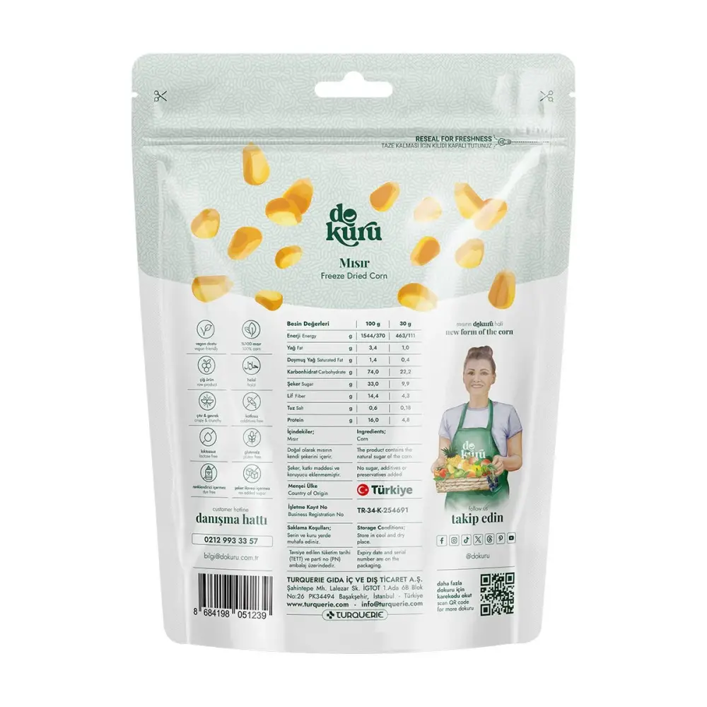 Dokuru Freeze-dried corn -30g - 3