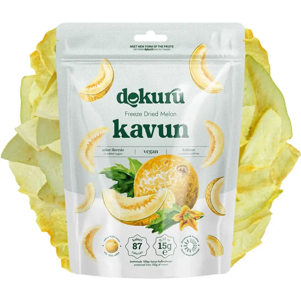 Dokuru Kavun Kuru Meyve Cipsi - 15gr - 1