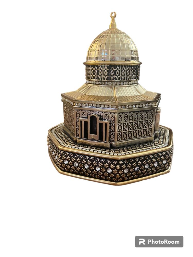 Dome of the Rock model - golden color - 2