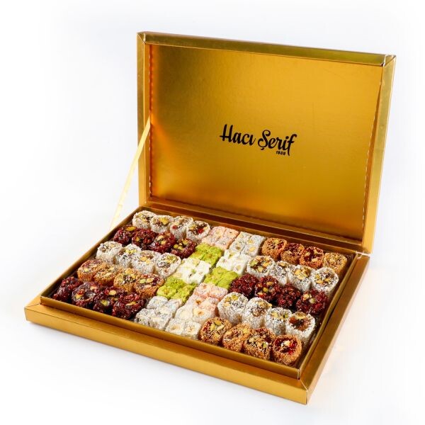 Double Roasted and Sultan Turkish Delight 850g Gold Box - 3