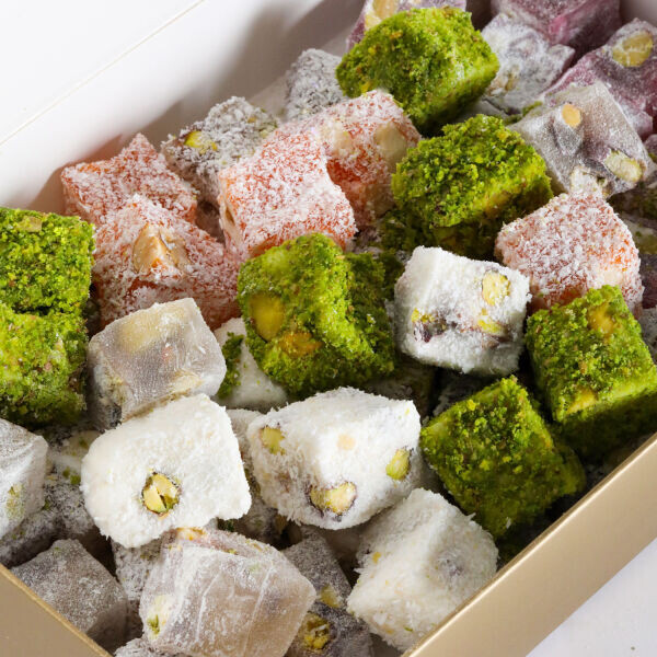 Double Roasted Turkish Delight with Mixed Snacks (Bulk 500g) - 2