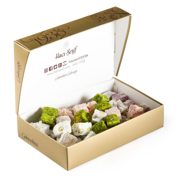 Double Roasted Turkish Delight with Mixed Snacks (Bulk 500g) - 1