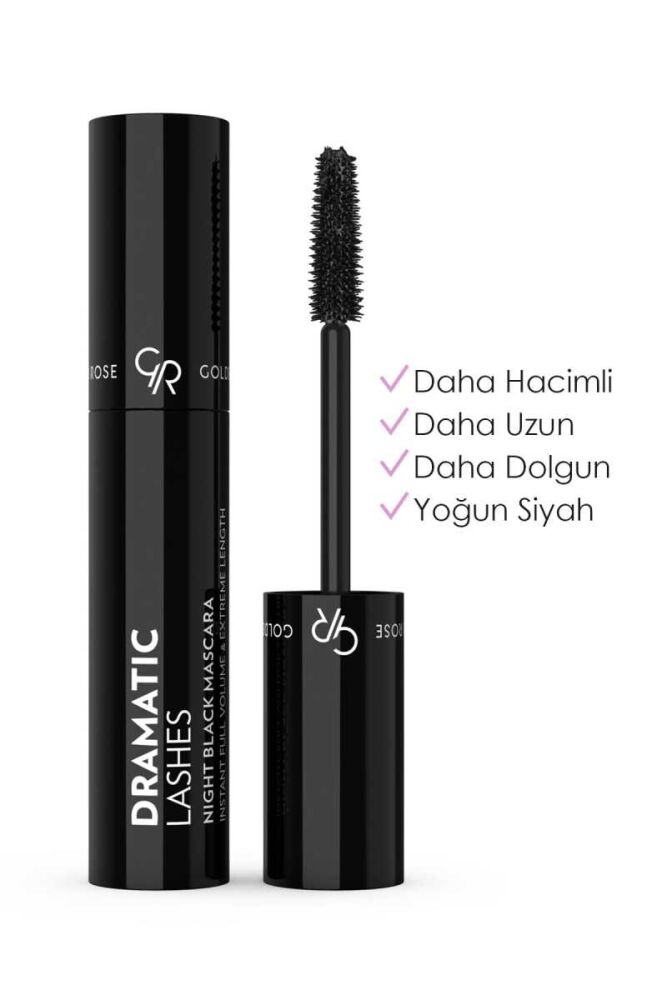 Golden Rose Dramatic Lashes Night Black Mascara - Black - Volumizing Mascara - 1