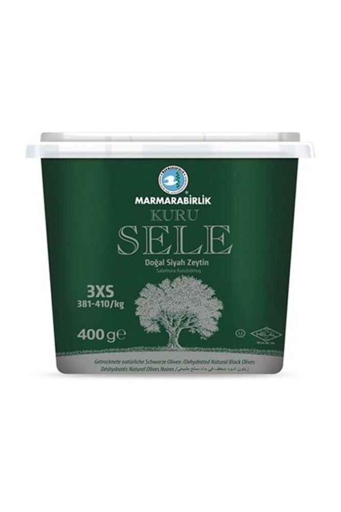 Dry Sele Black Olives - 400 Grams - 2