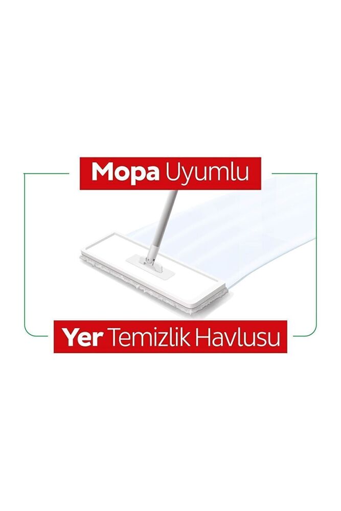 Easy Clean Beyaz Sabun Katkılı Mopa Uyumlu Yer Temizlik Havlusu 50 Yaprak - 4