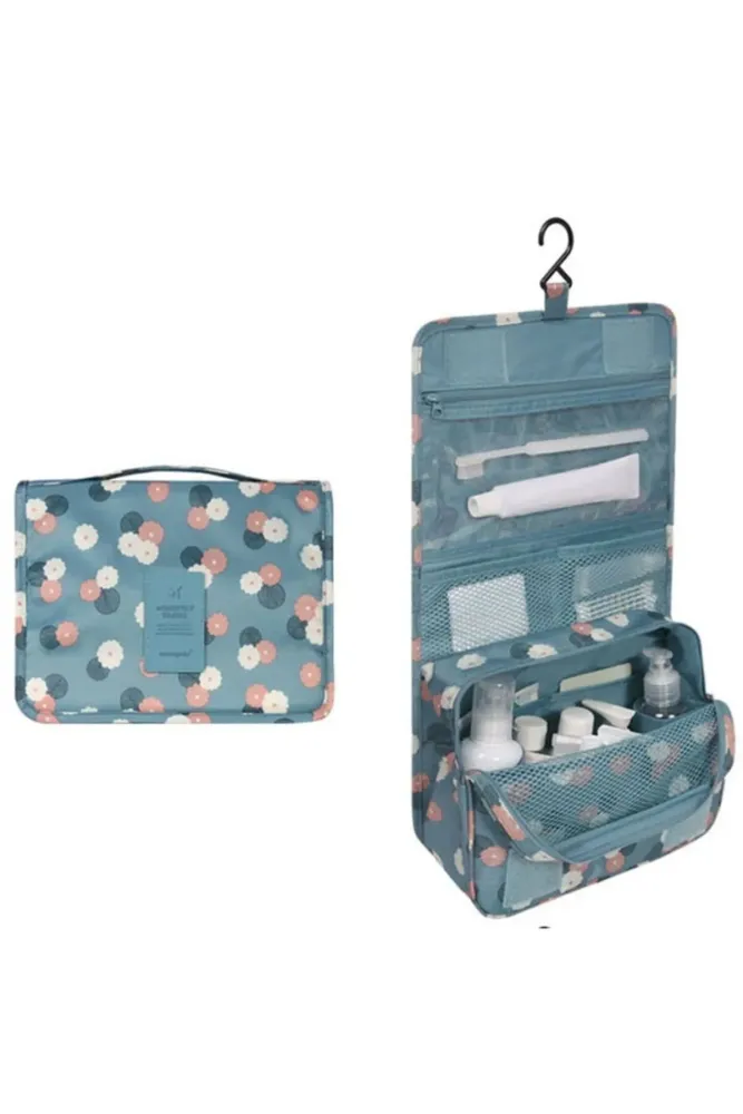 Ecoform Waterproof Organizer Travel Cosmetic Bag with Strap - 1