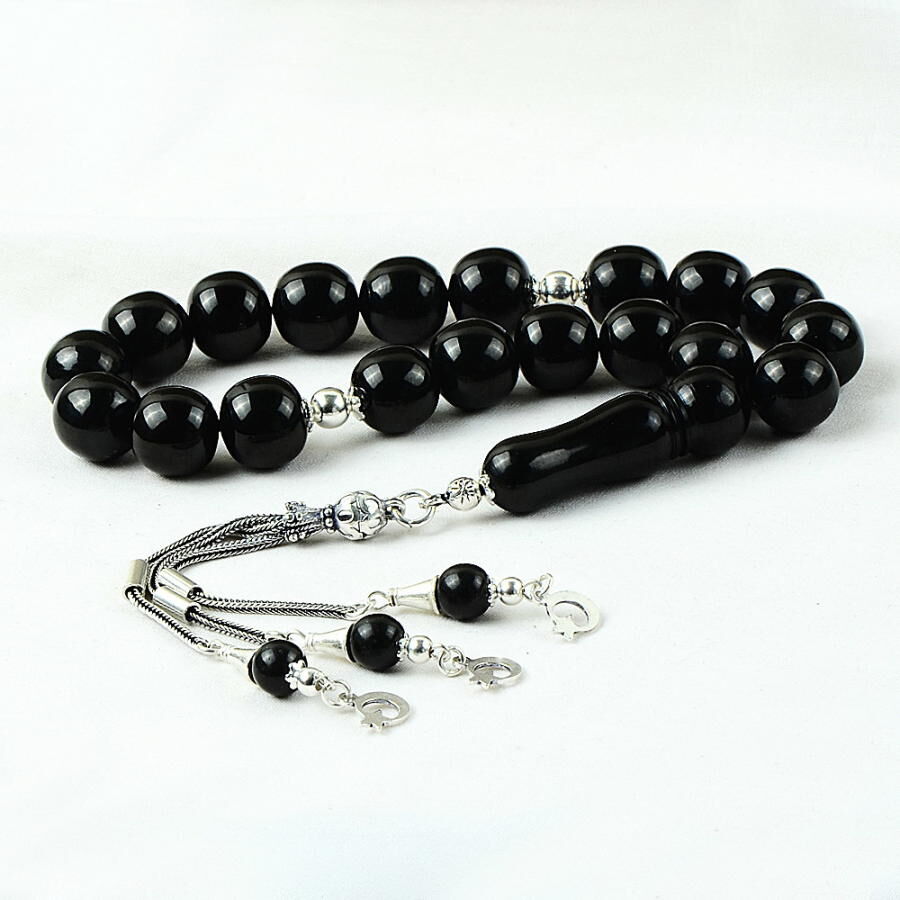 Efe rosary made of real lignite stone - 1