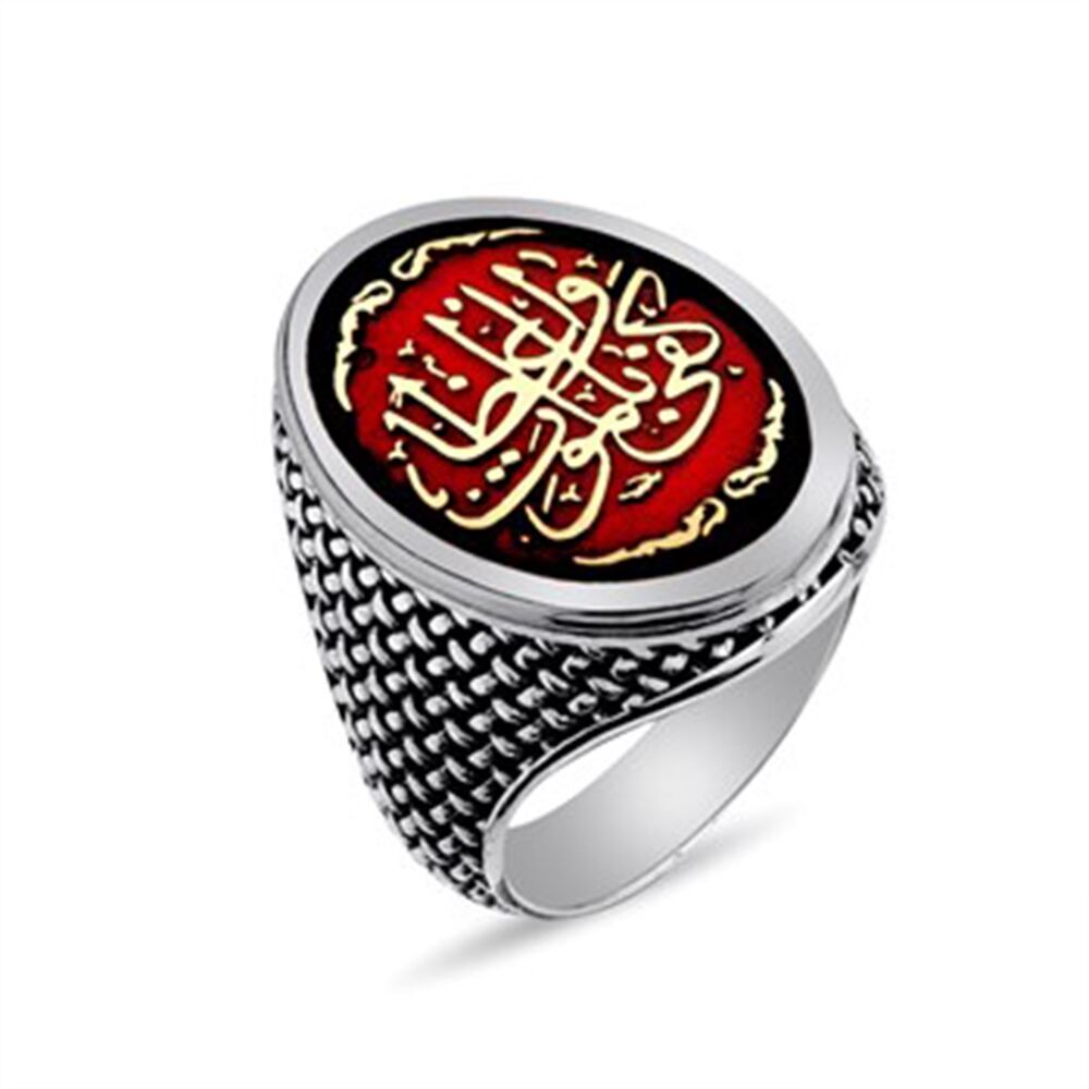 Enough to die a preacher 925 Sterling Silver Men's Ring - 1