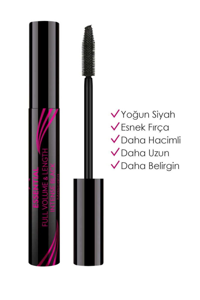 Golden Rose Essential Full Volume & Length Mascara - Intense Black - Volumizing Mascara - 2