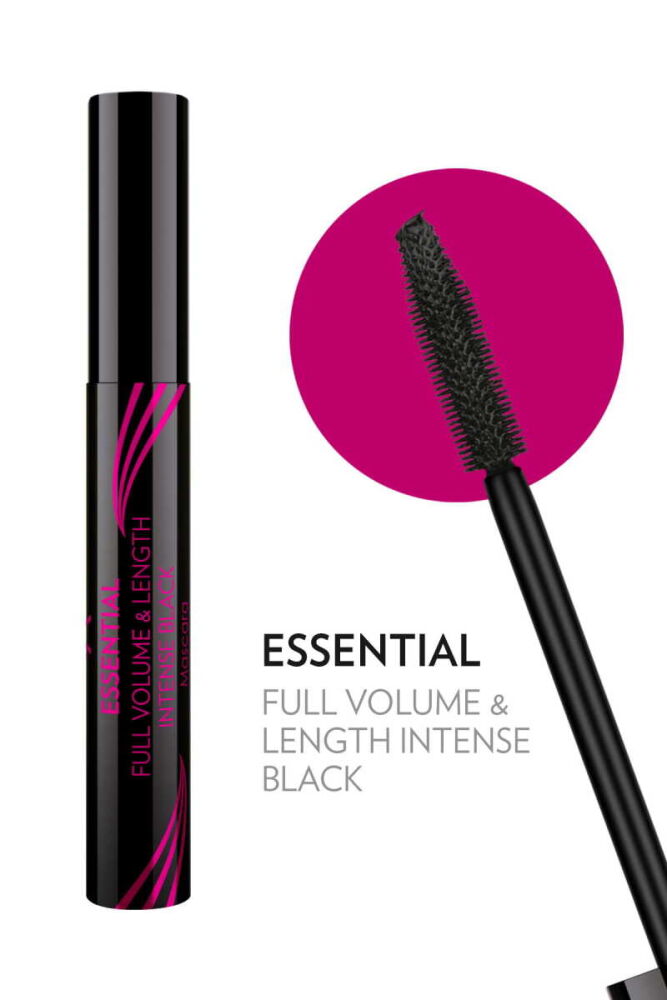 Golden Rose Essential Full Volume & Length Mascara - Intense Black - Volumizing Mascara - 1