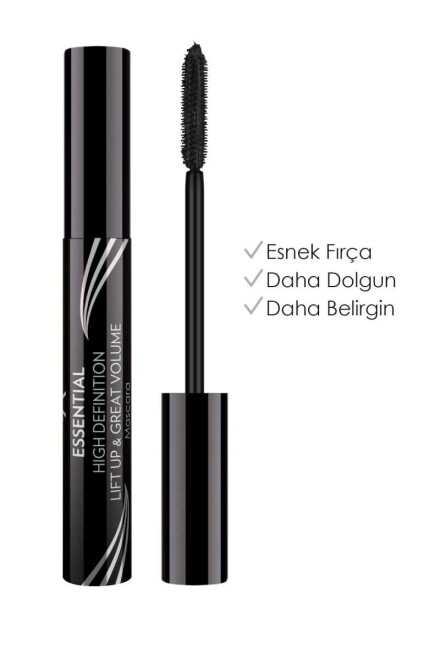 Golden Rose Essential High Definition & Liftup & Great Volume Mascara - Black - Volumizing Mascara - 2