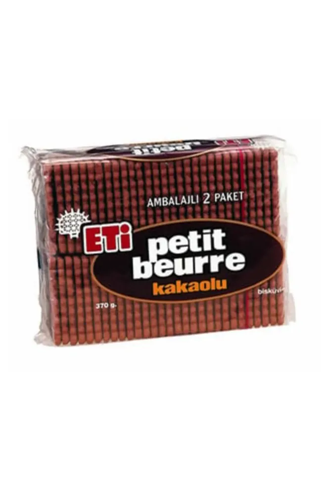 Eti Petit Beurre Kakaolu Bisküvi 370 G ( 1 ADET ) - 1