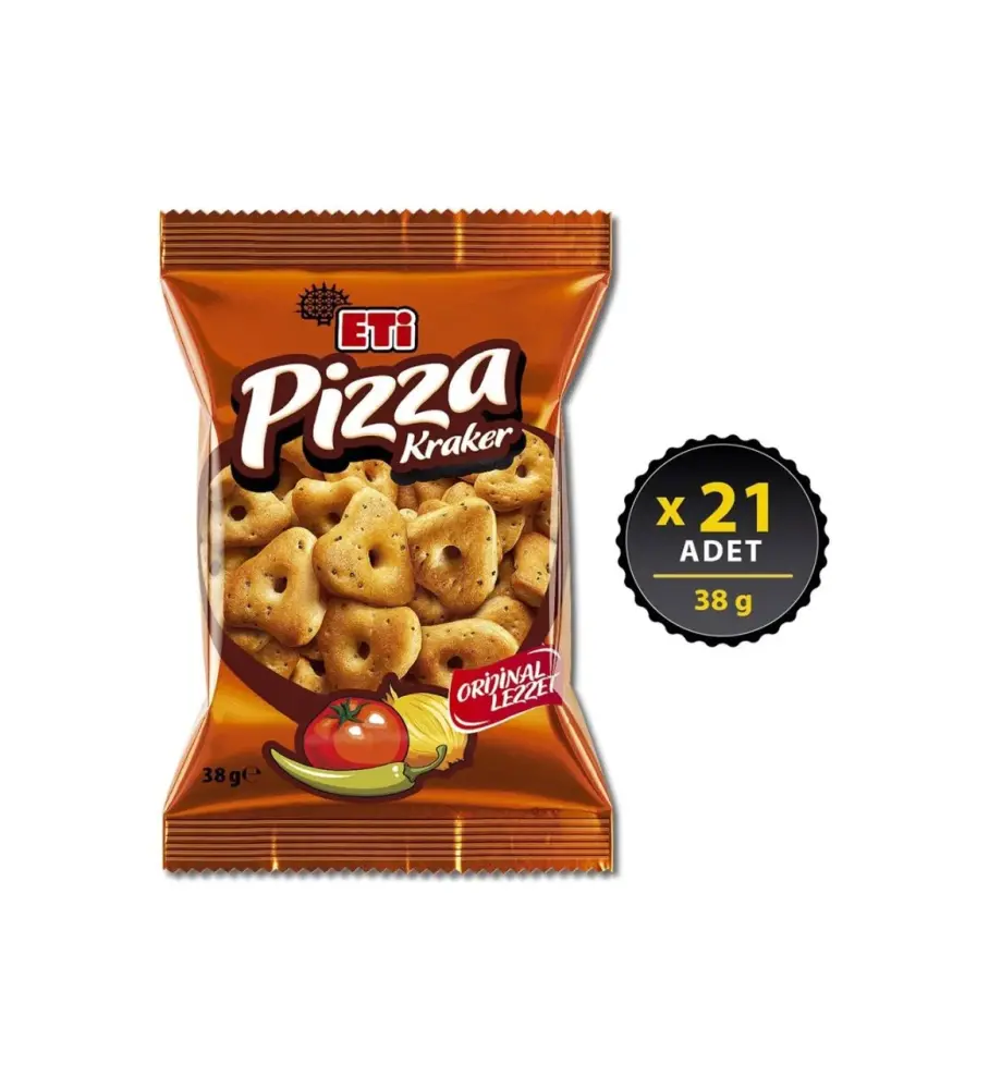 Eti Pizza Cracker 38g 21 Pieces - 1