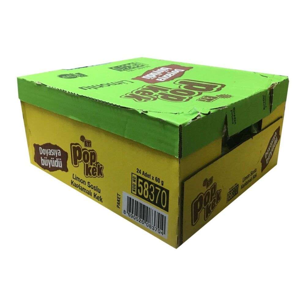 Eti Popkek with lemon flavour 60g 24 pcs - 2