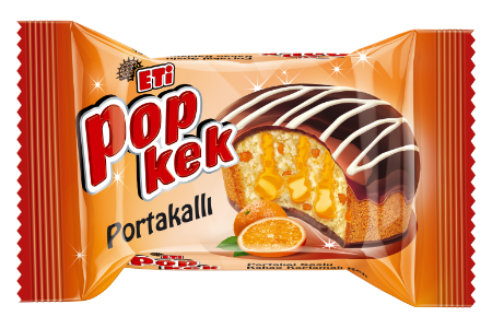 Eti Popkek With Orange Flavour 60g 24 pcs - 1