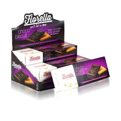 Fiorella Choco biscuit Dark Chocolate Biscuit 102 Gr - 6 Pieces (1 Box) - 1